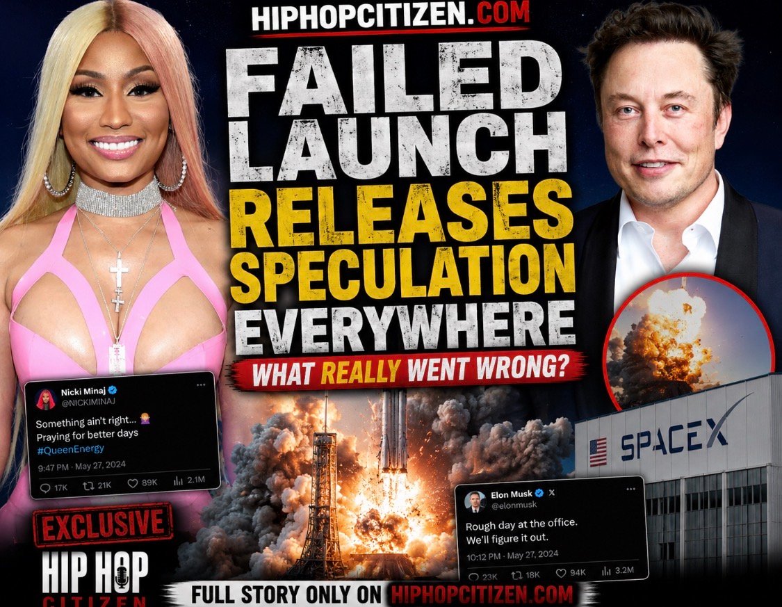 Nicki Minaj at SpaceX Failed Launch